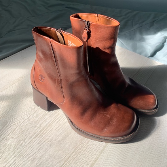 Timberland Leather Heeled Boots - Picture 3 of 7